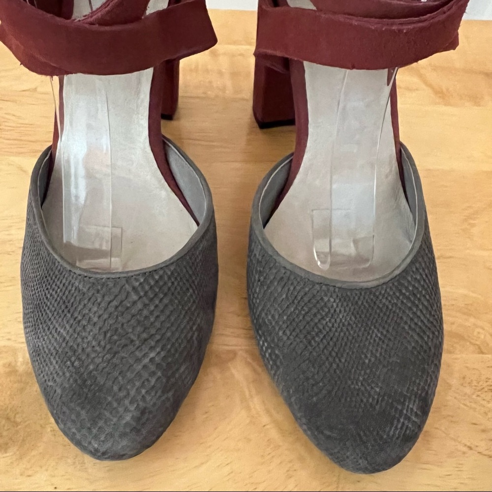 Farylrobin Tavi Faux Suede Heels Size 10 - Picture 7 of 14